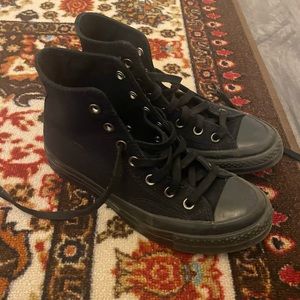 All Black Converse